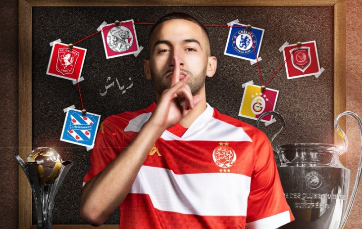 حكيم زياش ينضم إلى نادي الوداد الرياضي البيضاوي