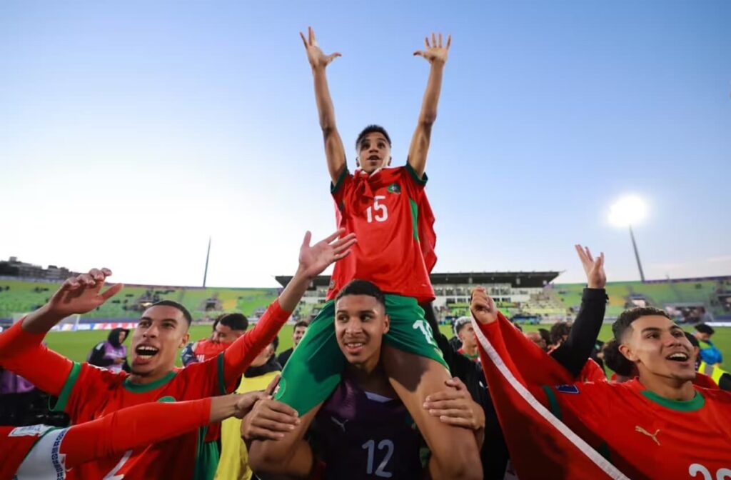 الجماهير المغربية أشبال الأطلس