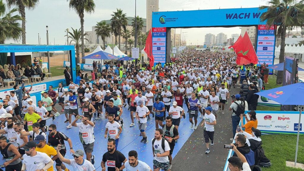 العداء المغربي المحجوب الدازا يتوج بلقب النسخة الـ16 من الماراطون الدولي للدار البيضاء
