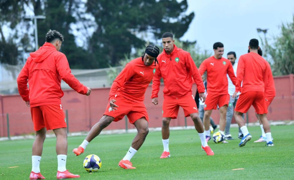 المنتخب الوطني لأقل من 20 يجري آخر حصة تدربية قبل مباراته ضد فرنسا