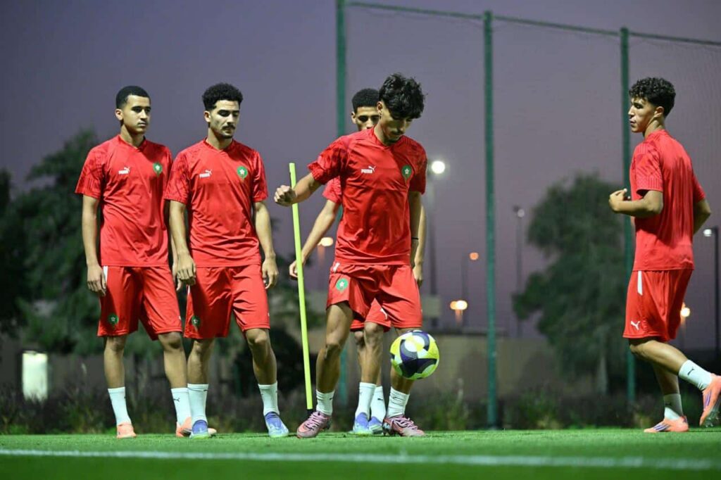 المنتخب الوطني لأقل من 17 سنة ينهي استعداداته للقاء كاليدونيا الجديدة