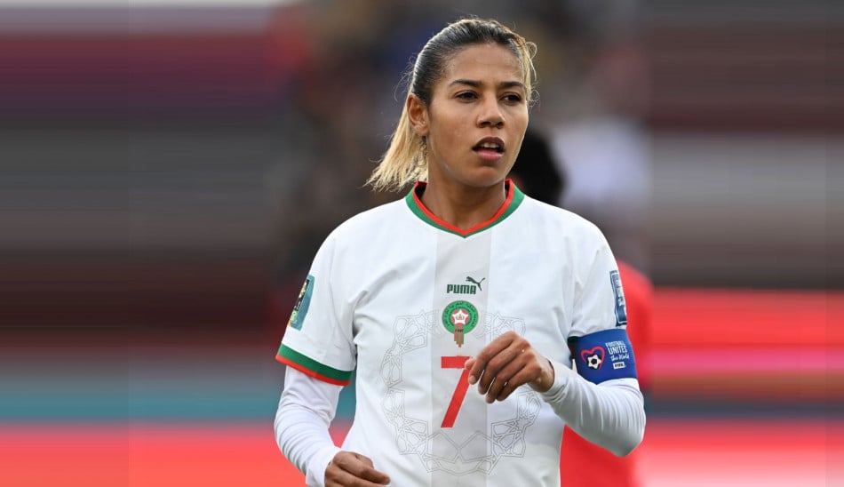 غزلان الشباك تدخل التاريخ كأول لاعبة مغربية ضمن التشكيلة المثالية لأفضل 11 لاعبة في العالم