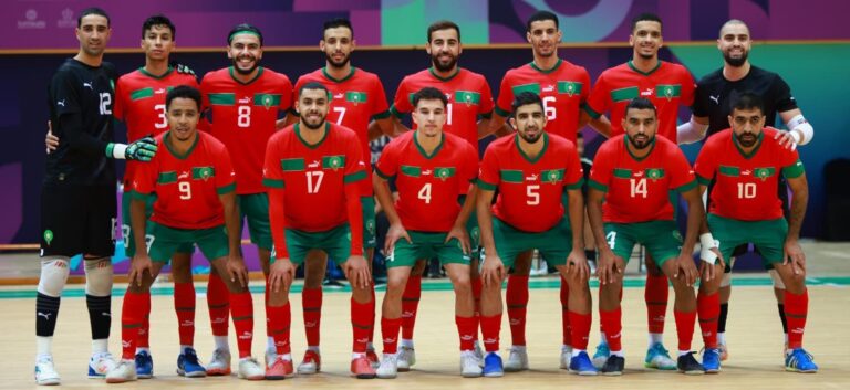 المنتخب المغربي لكرة القدم داخل القاعة يواجه نظيره السعودي في نصف النهاية