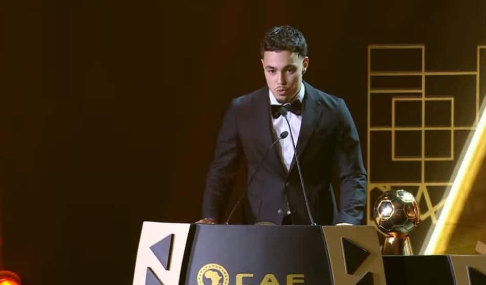 جوائز كاف 2025: المغربي عثمان معما يتوج بجائزة أفضل لاعب شاب