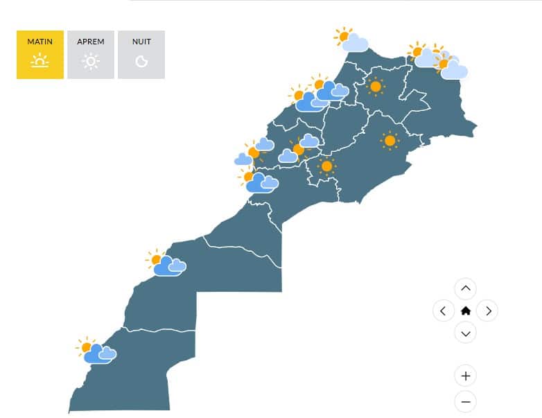 المديرية العامة للأرصاد الجوية مرتفعات الأطلس