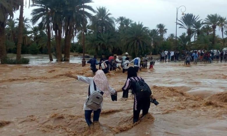 تعليق الدراسة ببرشيد وشفشاون بسبب الاضطرابات الجوية