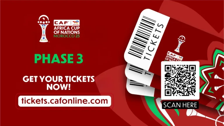 الاتحاد الإفريقي لكرة القدم كأس أمم إفريقيا (المغرب 2025) .. انطلاق المرحلة الـ3 من عملية بيع تذاكر المباريات (الكاف)