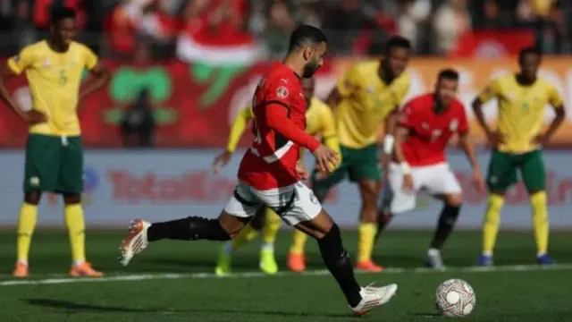 المنتخب المصري أول المتأهلين للدور ثمن النهائي بفوزه على جنوب افريقيا