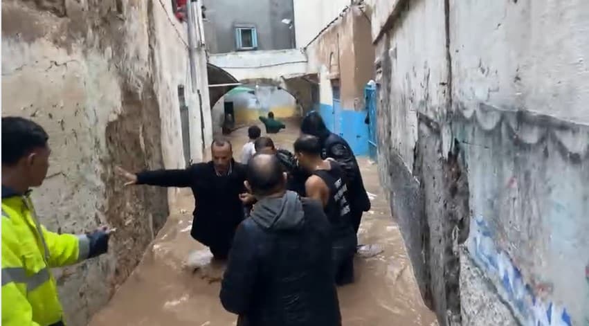 التساقطات الرعدية الاستثنائية