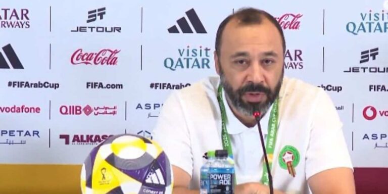 السكتيوي يكشف فلسفته التكتيكية قبل نصف نهائي كأس العرب أمام الإمارات
