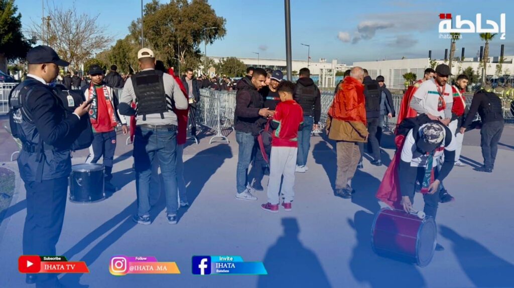 تنظيم أمني محكم لتأمين جماهير قمة المغرب والكاميرون بملعب الأمير مولاي عبدالله