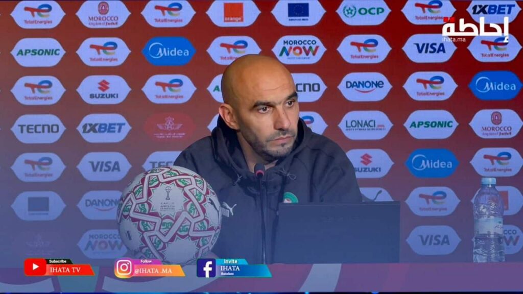 الركراكي: الفوز على الكاميرون تاريخي ويمثل مجهود اللاعبين والجمهور