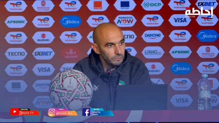 الركراكي: الفوز على الكاميرون تاريخي ويمثل مجهود اللاعبين والجمهور