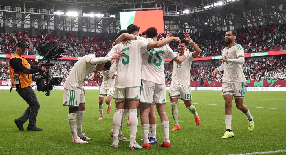 المنتخب الجزائري يبلغ دور الربع عقب فوزه على نظيره من الكونغو الديموقراطية
