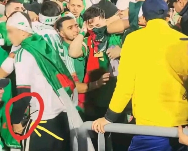 مصير مشجع جزائري متورط في سرقة جهاز أمني بملعب مراكش خلال مواجهة نيجيريا