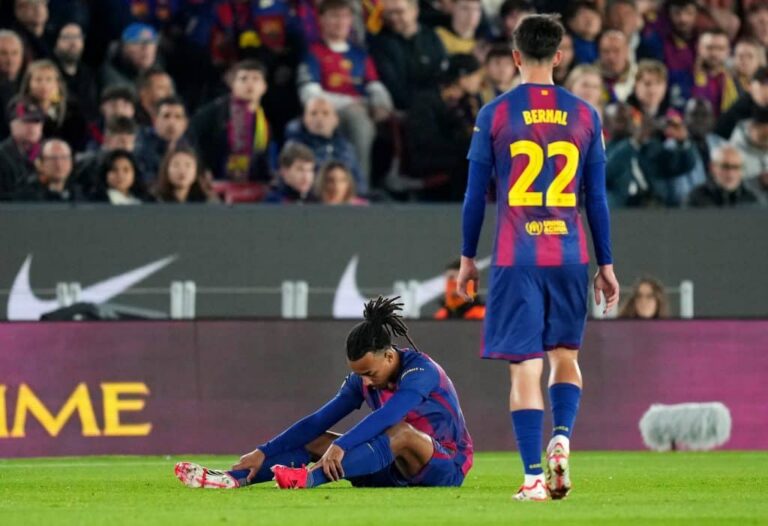 إصابة كوندي وبالدي تحرم برشلونة من خدماتهما أمام نيوكاسل في دوري الأبطال