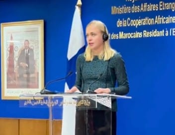 وزيرة الشؤون الخارجية الفنلندية: المغرب شريك أساسي لأوروبا وفنلندا