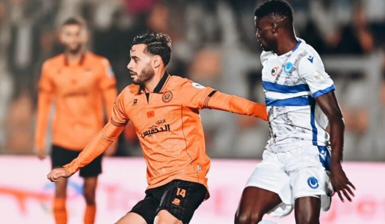 تعادل فريق نهضة بركان مع ضيفه الهلال السوداني