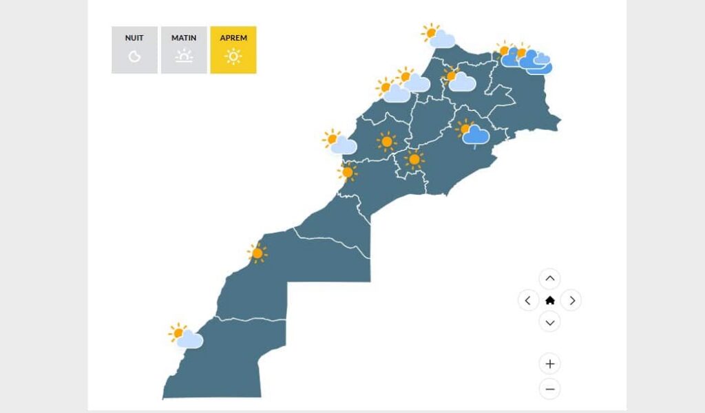 توقعات أحوال الطقس لليوم الخميس