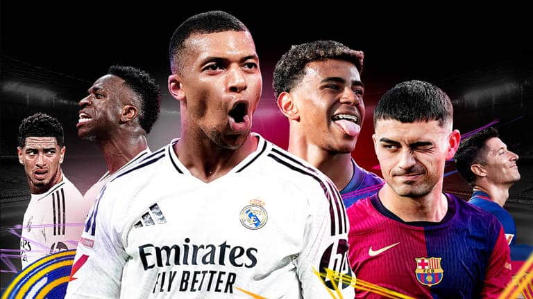 صراع لقب الدوري الإسباني يشتعل بين برشلونة وريال مدريد قبل الكلاسيكو