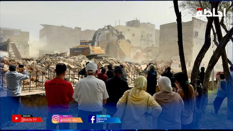 الدار البيضاء.. هدم درب موحى وسعيد بالمدينة القديمة (فيديو)