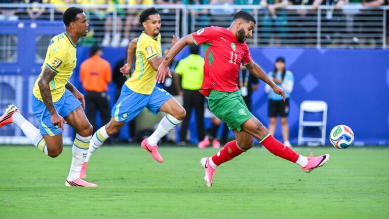 إسماعيل الصيباري بقميص المنتخب المغربي في كأس العالم 2026