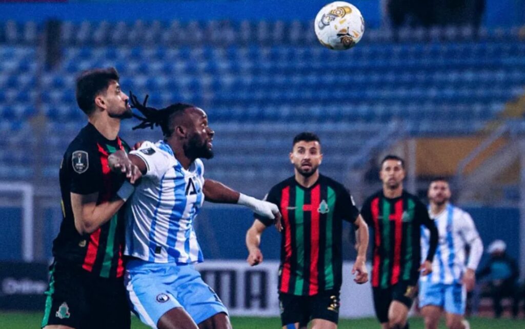 تأهل فريق الجيش الملكي إلى دور نصف نهائي دوري أبطال إفريقيا لكرة القدم