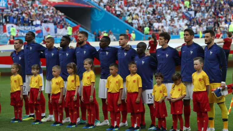 منتخب فرنسا لكرة القدم خلال كأس العالم، صورة أرشيفية عالية الجودة