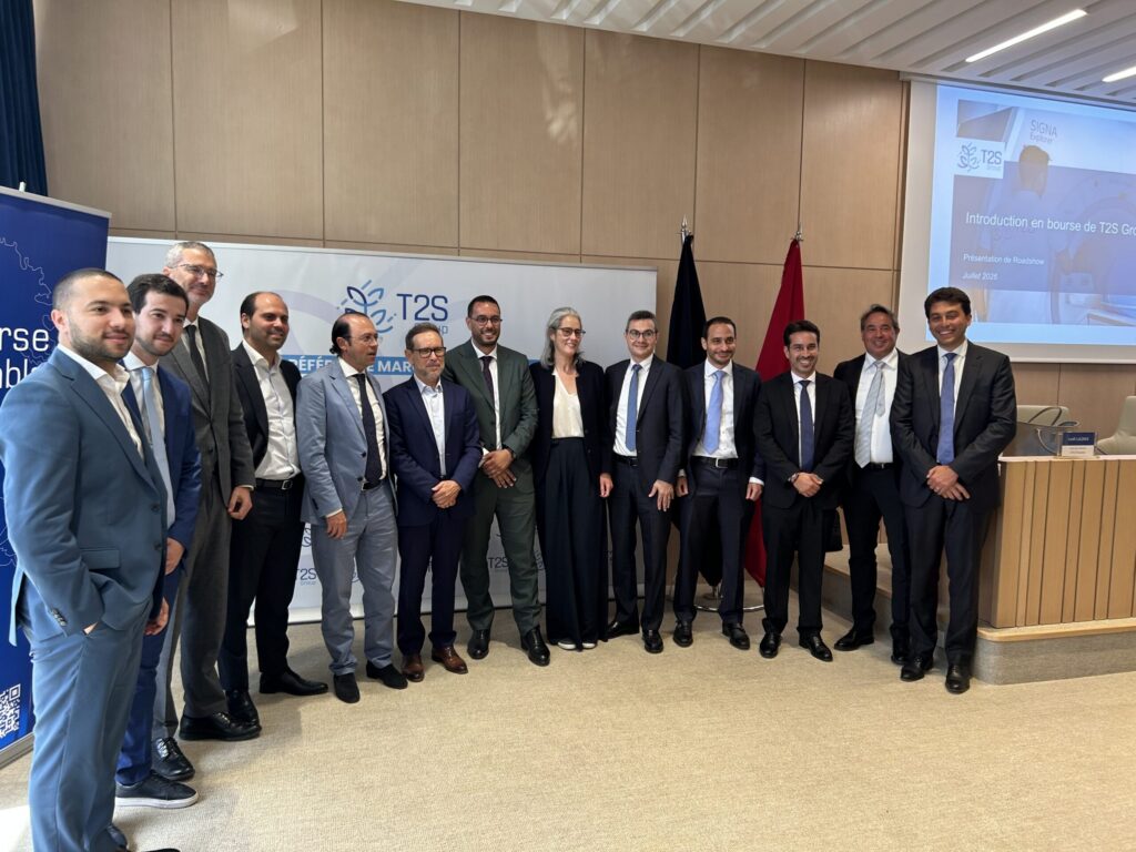 مجموعة T2S تطلق عملية إدراجها في بورصة الدار البيضاء
